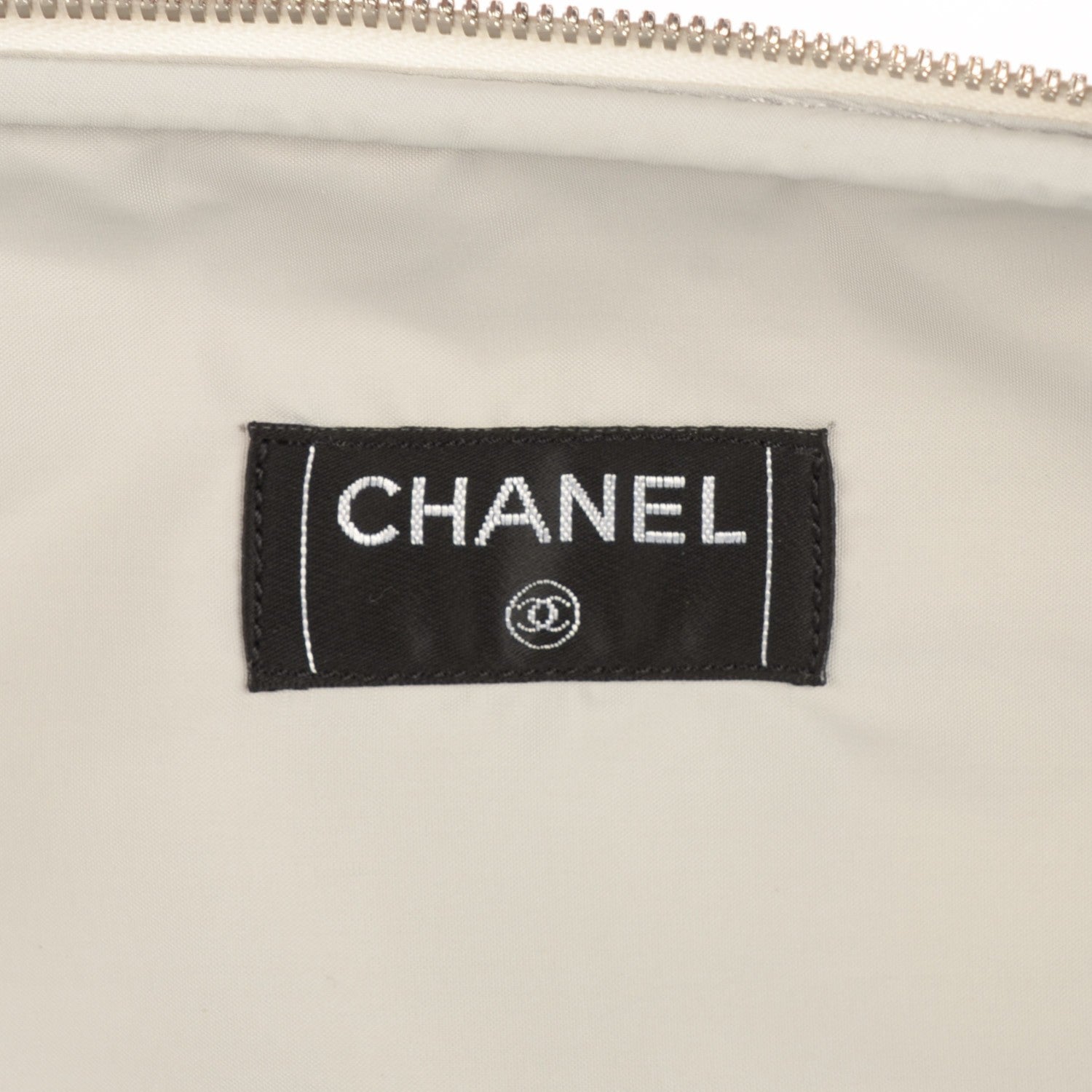 Chanel Snow Skis With Case White Grey 8 of 9