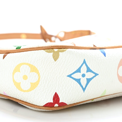 Louis Vuitton Monogram Multicolor Pochette Accessories White 9 of 11