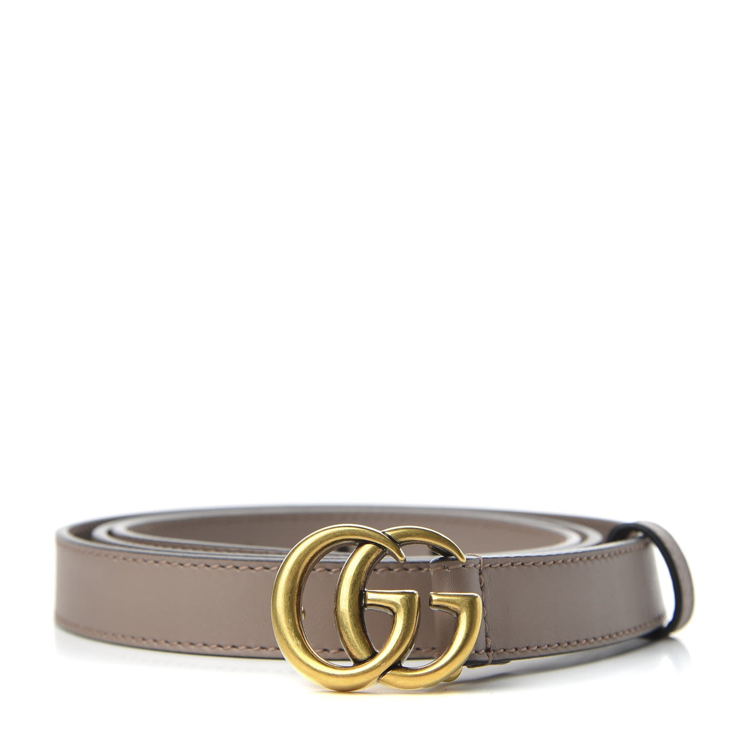 Gucci Calfskin Double G 20mm Belt 100 40 Porcelain Rose 1 of 4