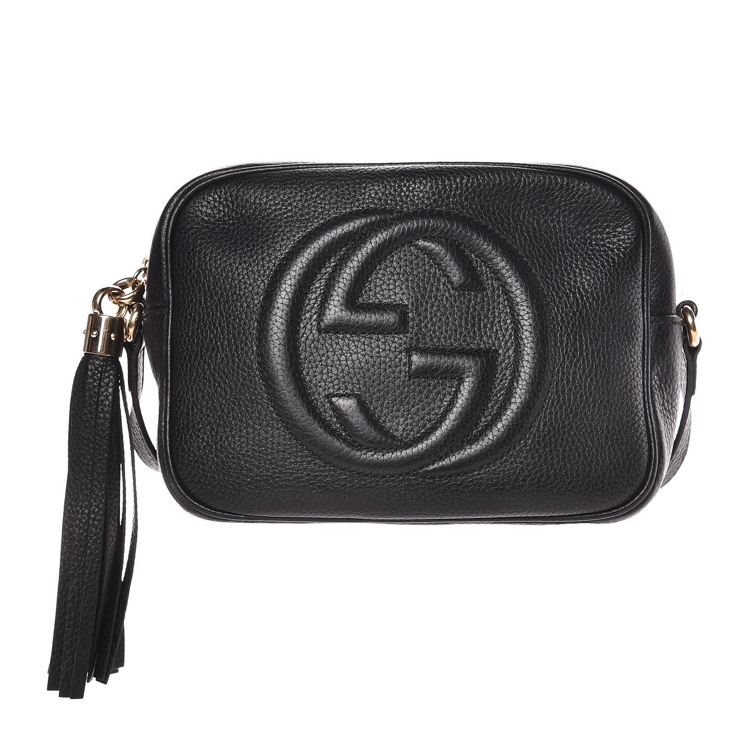 Gucci Pebbled Calfskin Small Soho Disco Bag Black 1 of 7