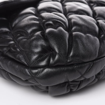 Chanel Lambskin Bubble Quilt Flap Bag Black 9 of 10