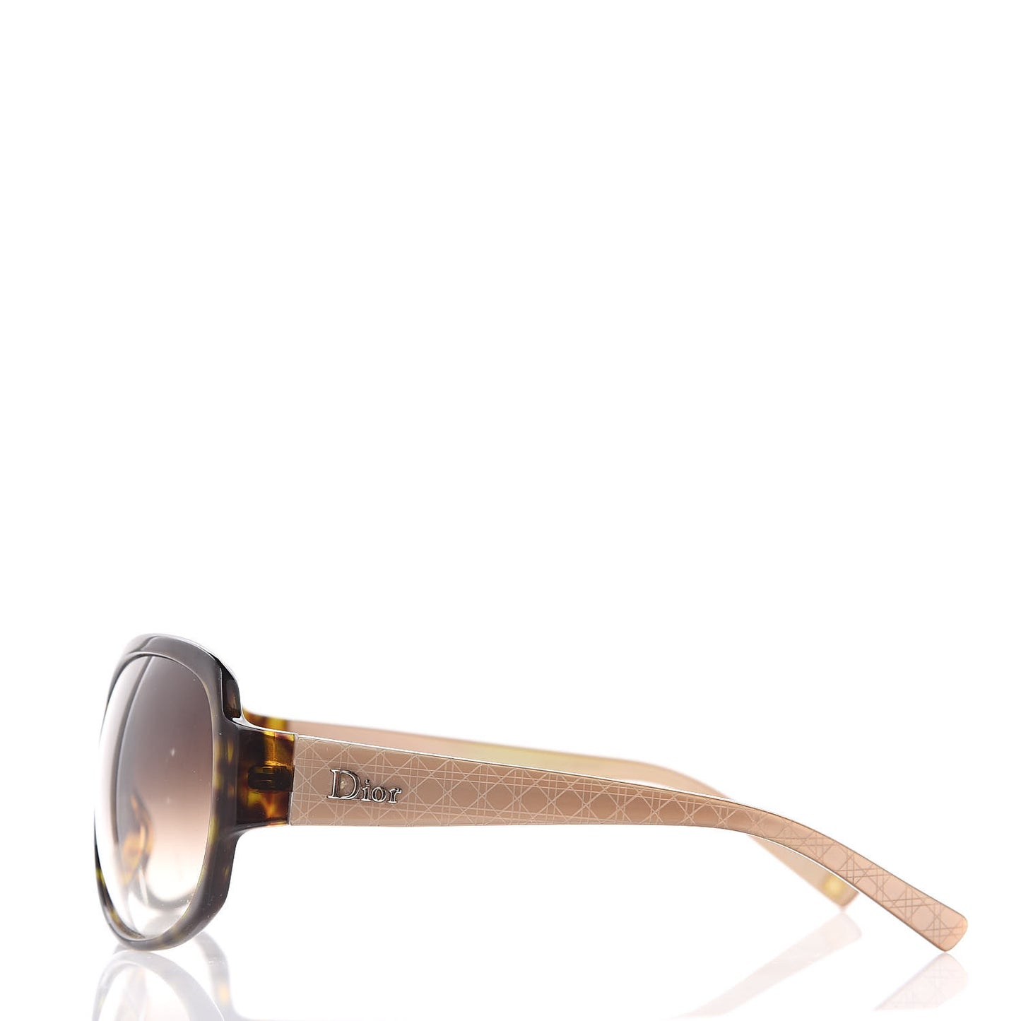 Resin Cannage Dior Lady Sunglasses Tortoise