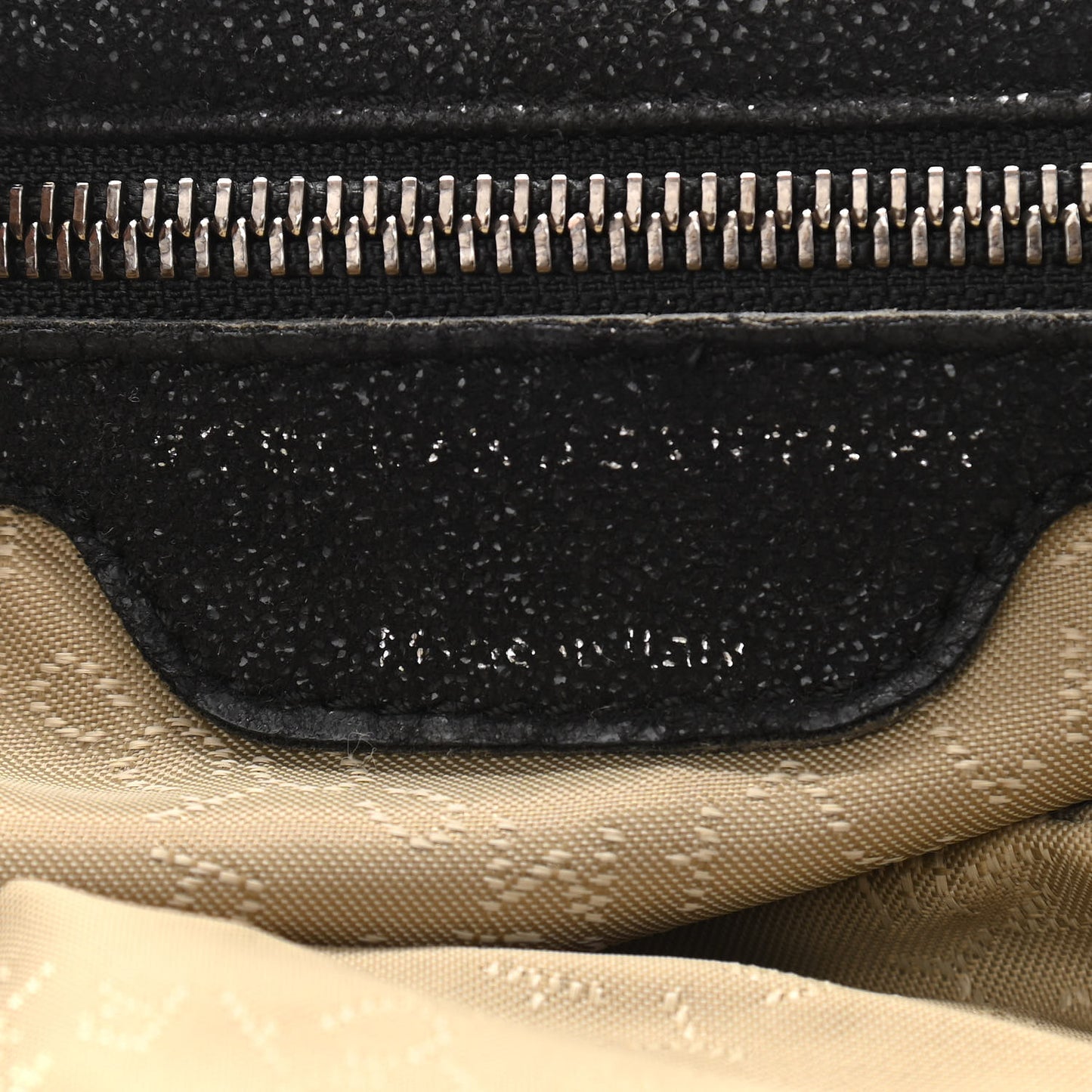 Shaggy Deer Small Falabella Tote Black