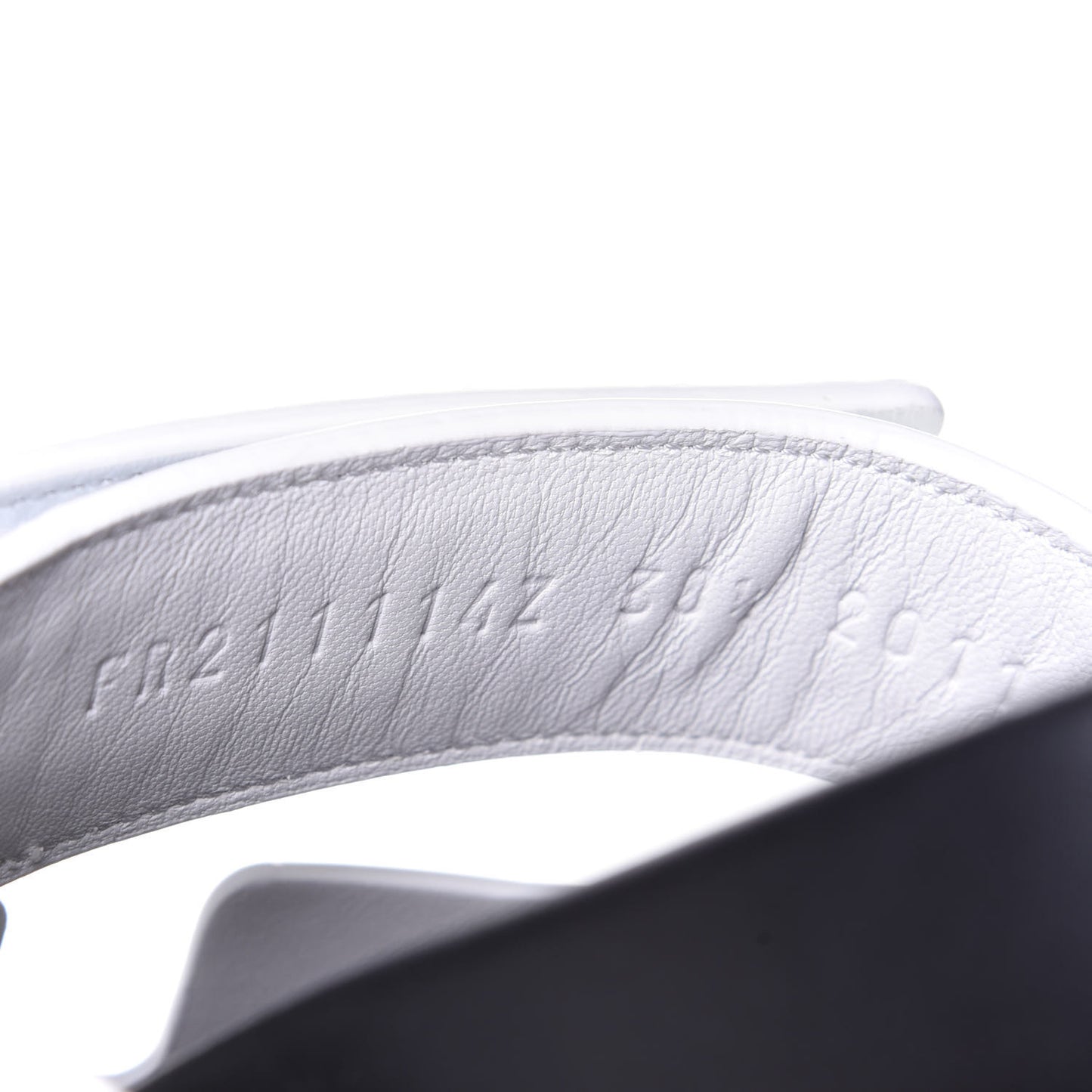 Calfskin Womens Chypre Sandals 38.5 White