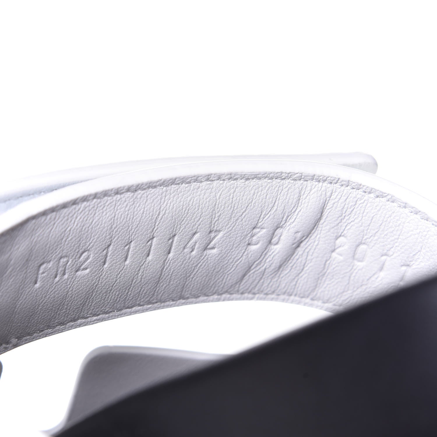 Hermes Calfskin Womens Chypre Sandals 38.5 White 10 of 11