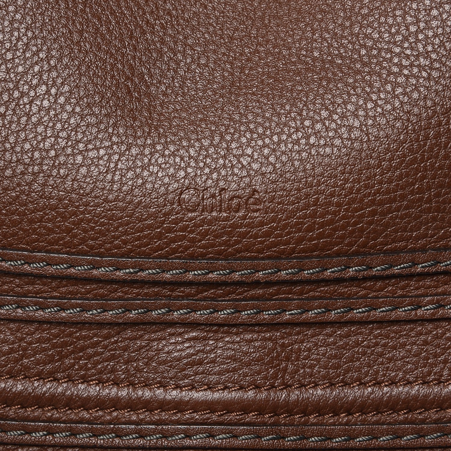 Chloe Calfskin Large Marcie Satchel Oak 9 of 11