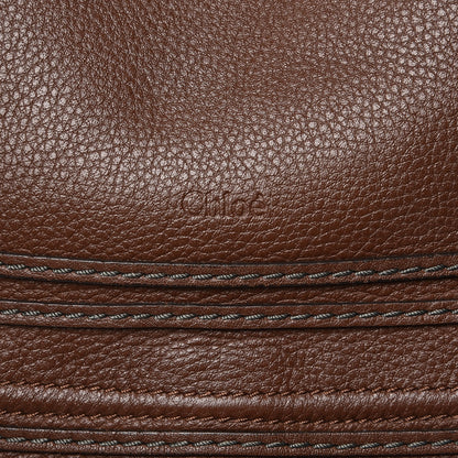 Chloe Calfskin Large Marcie Satchel Oak 9 of 11