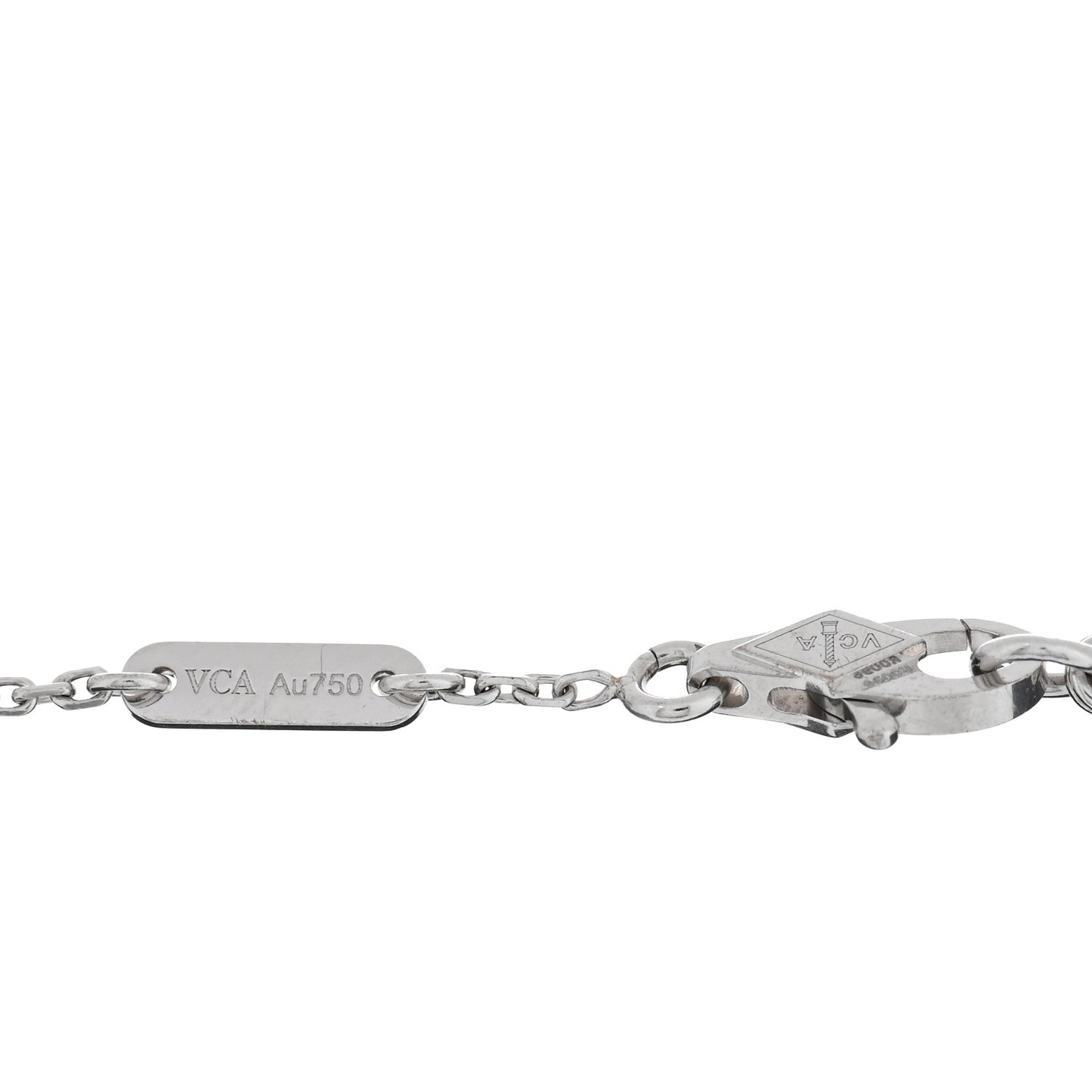 18K White Gold Turquoise Sweet Alhambra Butterfly Bracelet