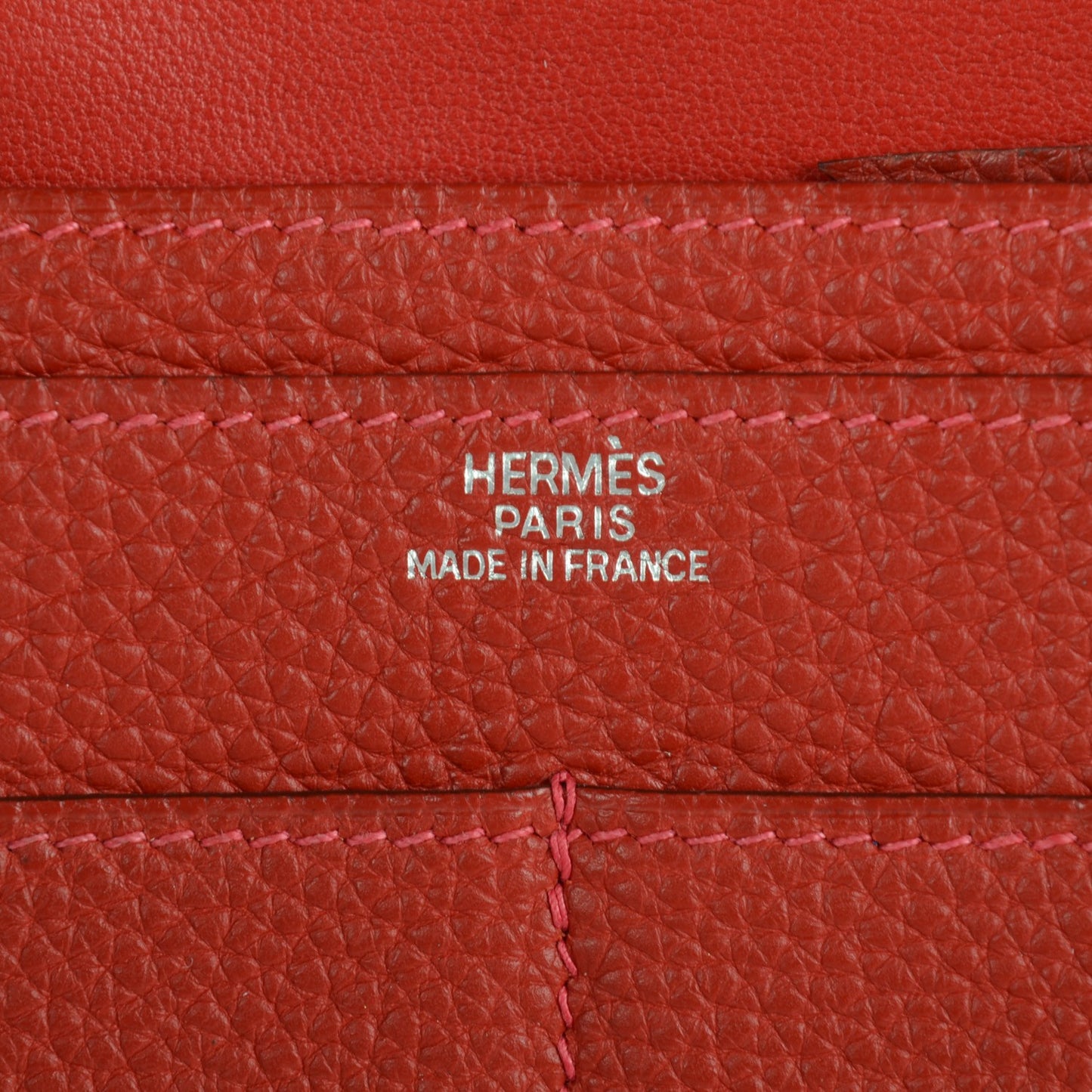 Togo Dogon Duo Wallet Vermillion