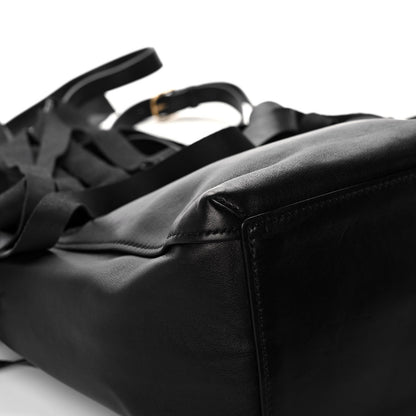 Balenciaga Calfskin XS Fringe Laundry Cabas Black 11 of 14