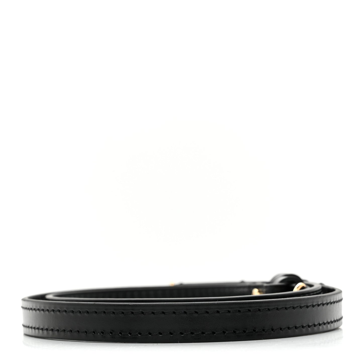 Calfskin Ivy Shoulder Strap Black
