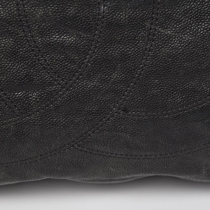 Chanel Distressed Caviar XL Coco Cabas Black 14 of 18