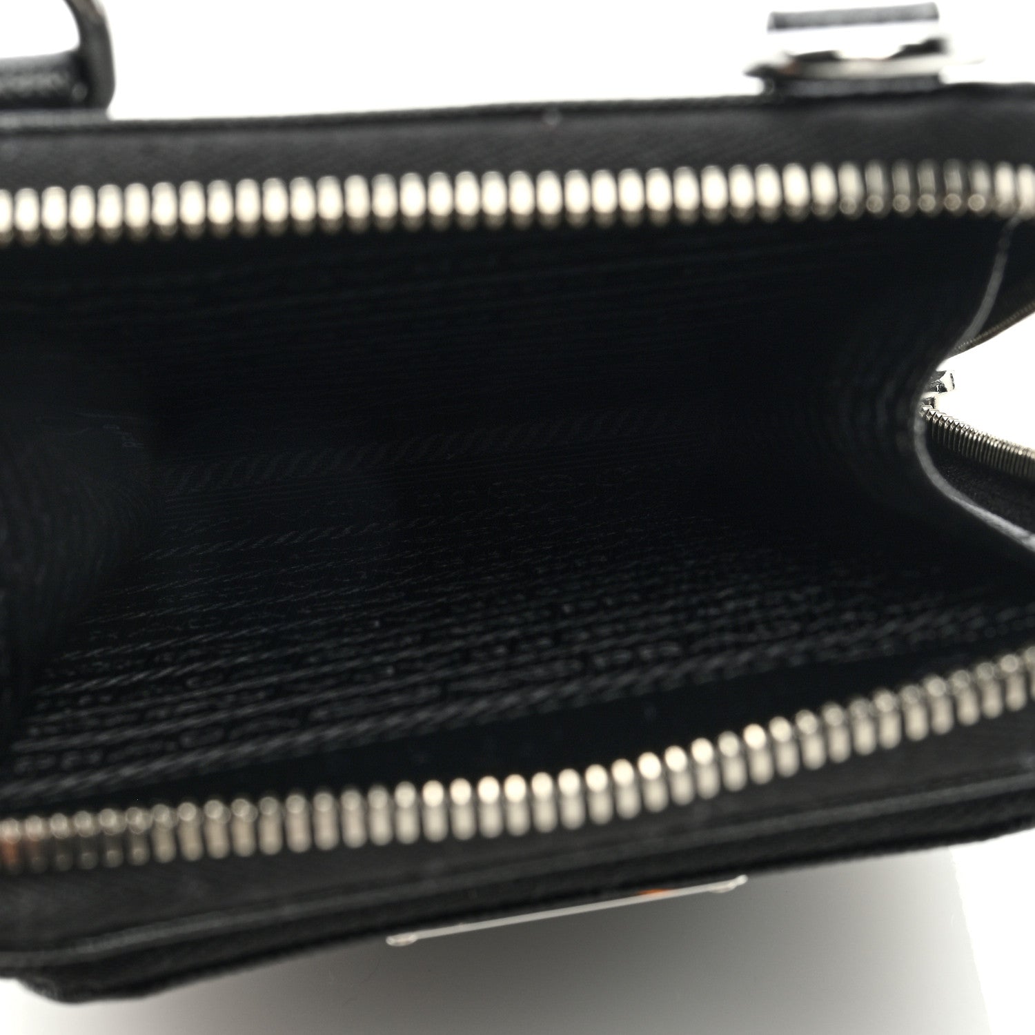 Prada Saffiano Smartphone Case Crossbody Black 5 of 8