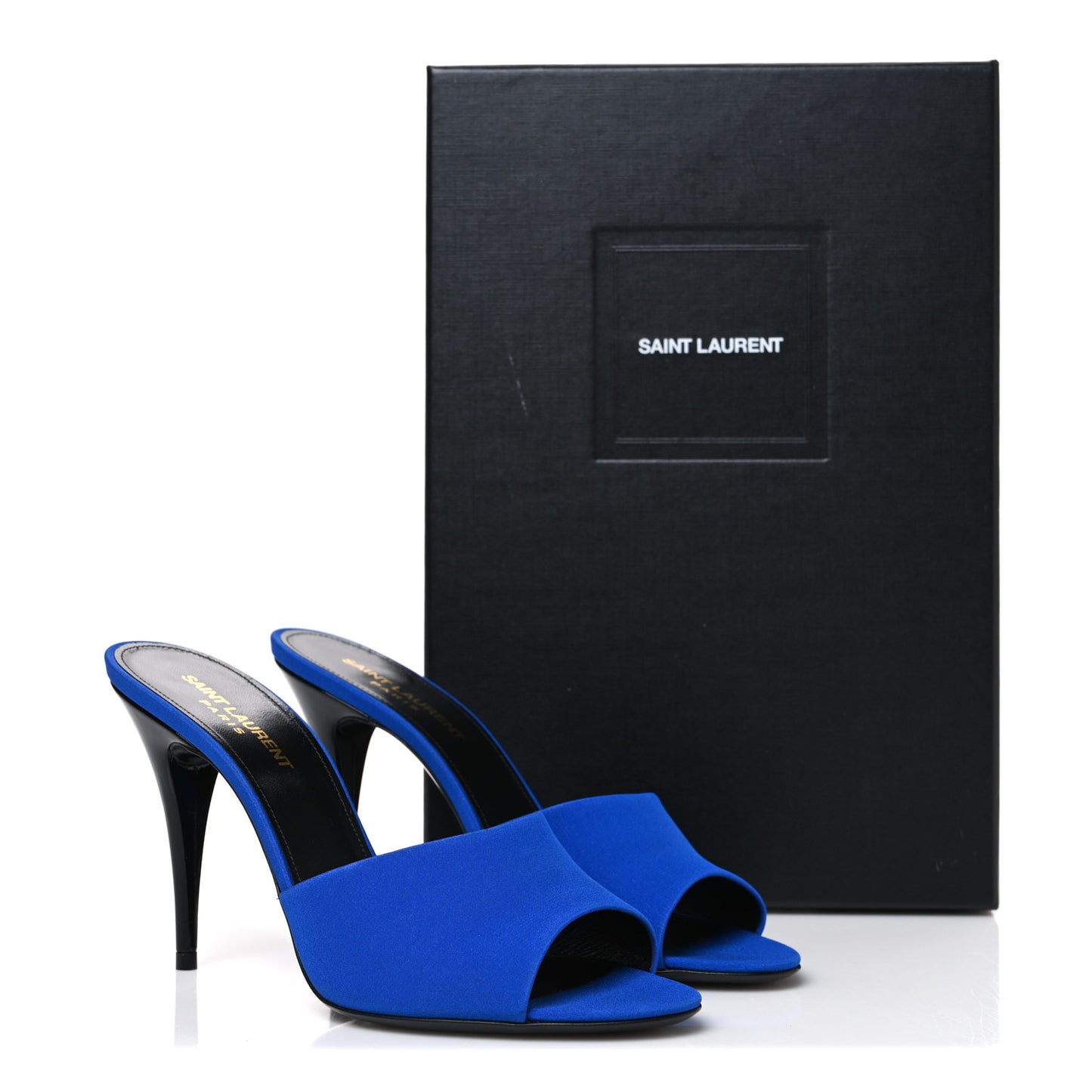 Crepe De Chine Sandals 38.5 Picasso Blue