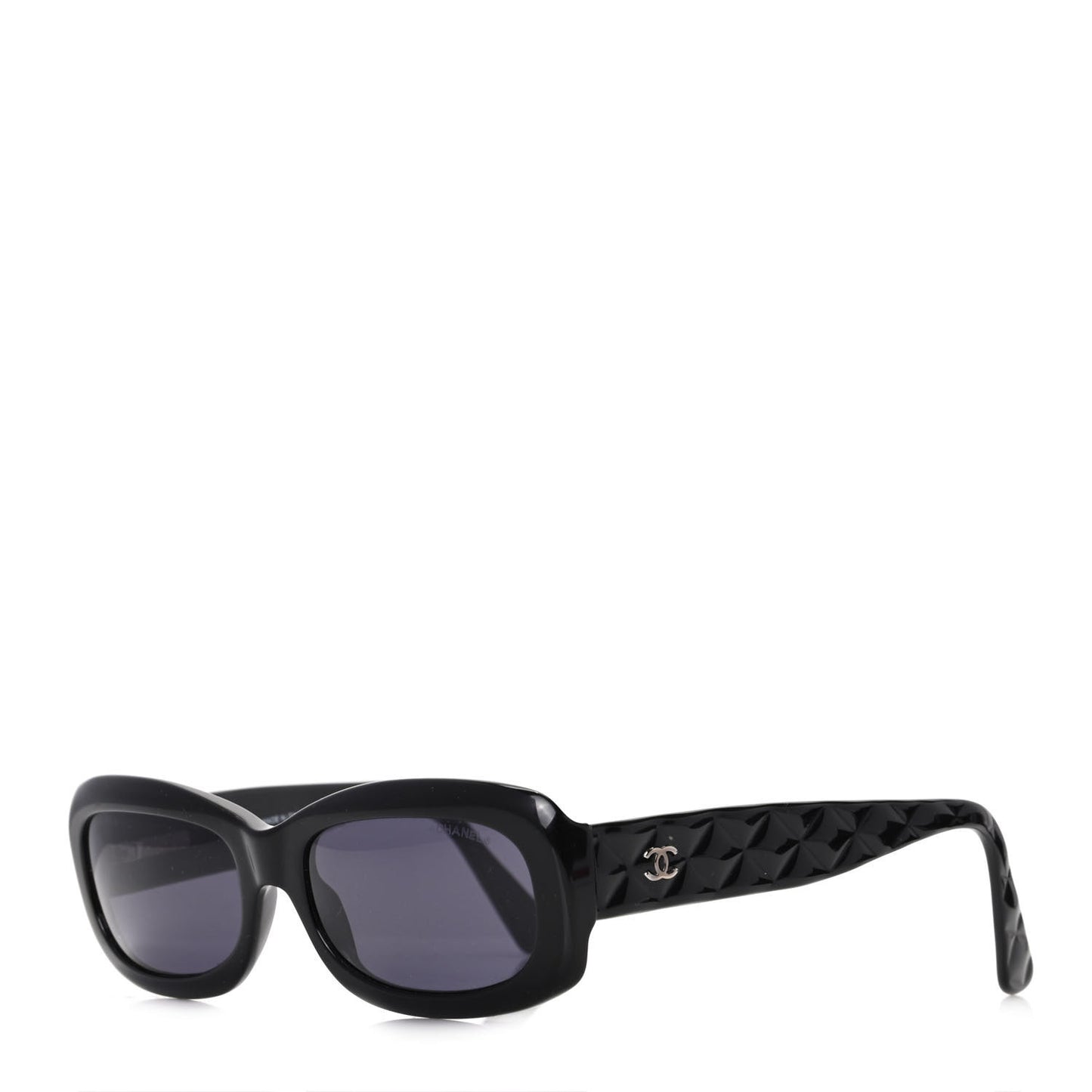 Acetate Quilted Sunglasses 5094 Black
