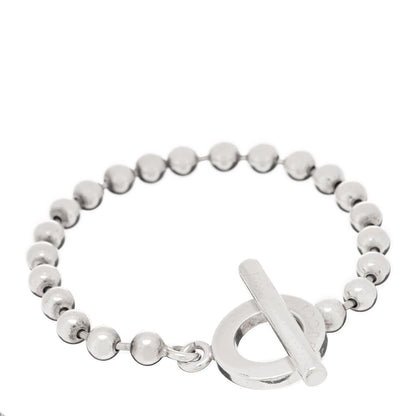 Gucci Sterling Silver Boule Bead Toggle Bracelet 1 of 3