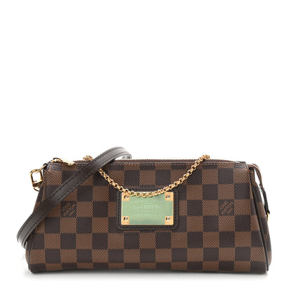 Louis Vuitton Damier Ebene Eva Clutch 1 of 9