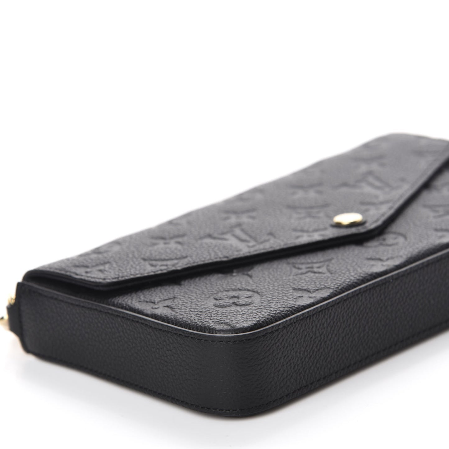 Empreinte Pochette Felicie Chain Wallet Black