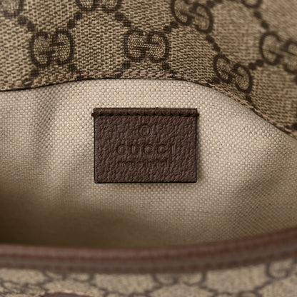 Gucci GG Supreme Monogram Neo Vintage Web Belt Bag Brown 6 of 12
