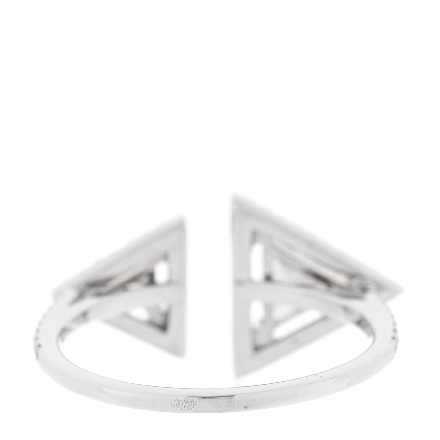 Messika 18K White Gold Diamond Thea Toi Moi Ring 52 6 3 of 4