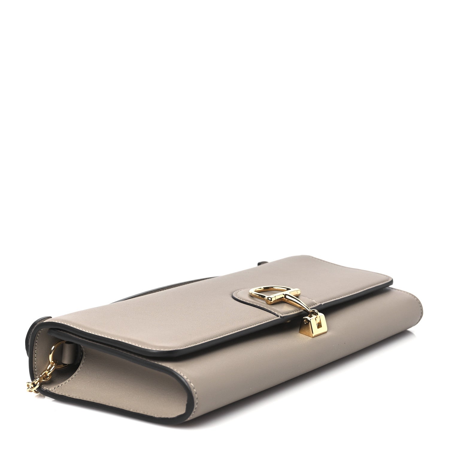 Gucci Calfskin Gucci 73 Clutch Dove Grey 4 of 11