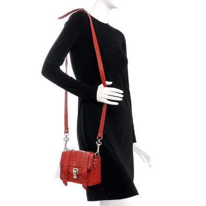 Proenza Schouler Lambskin PS1 Mini Pouch Messenger Brick 2 of 6