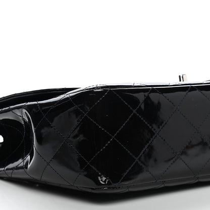Chanel Patent Quilted Mobile Art Jumbo Single Flap Navy 4 of 13