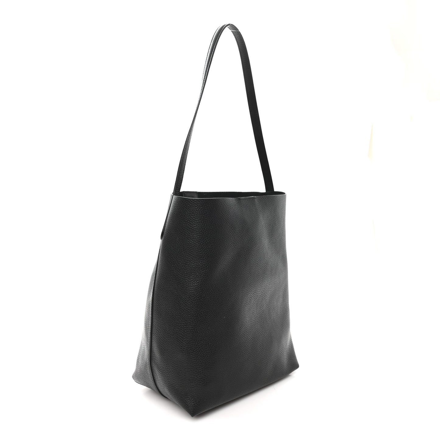 Pebbled Calfskin Everyday Cabas Black