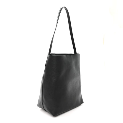 Mansur Gavriel Pebbled Calfskin Everyday Cabas Black 3 of 9