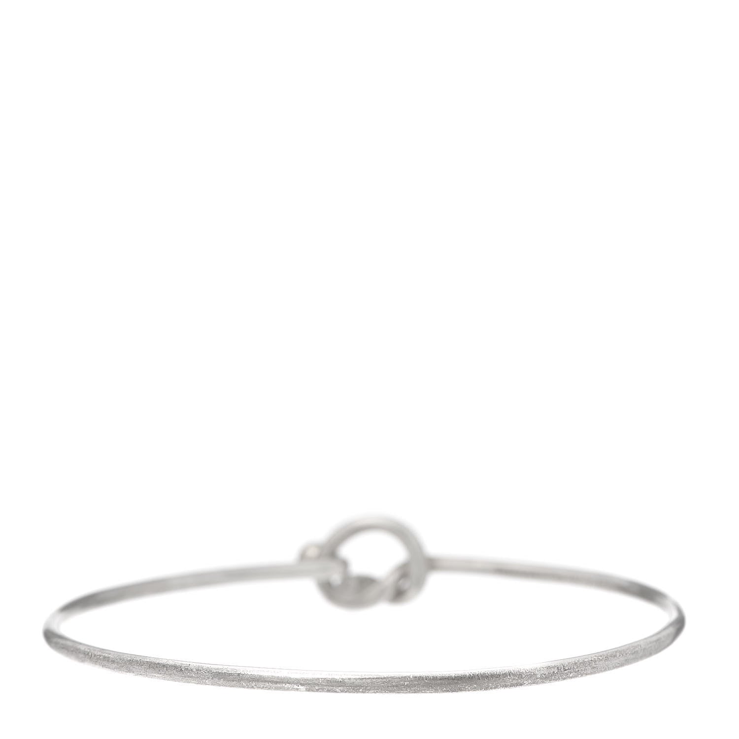 Tiffany Sterling Silver 18K Yellow Gold Knot Bracelet 3 of 4