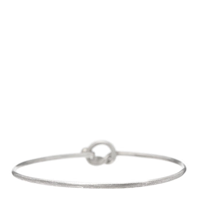 Tiffany Sterling Silver 18K Yellow Gold Knot Bracelet 3 of 4