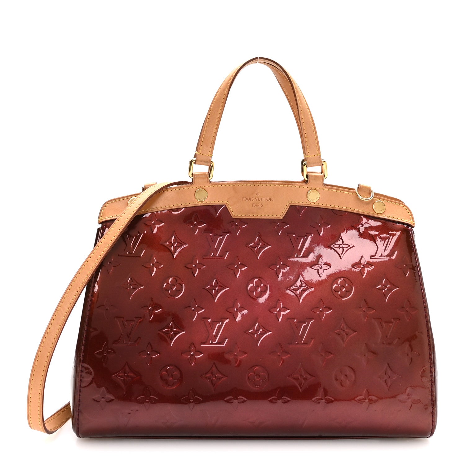 Louis Vuitton Vernis Brea MM Rouge Fauviste 1 of 10