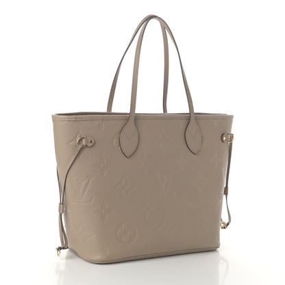 Louis Vuitton Empreinte Monogram Giant Neverfull MM Tourterelle 3 of 9