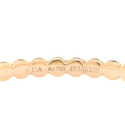 Van Cleef & Arpels 18K Yellow Gold Small Perlee Hoop Earrings 4 of 4