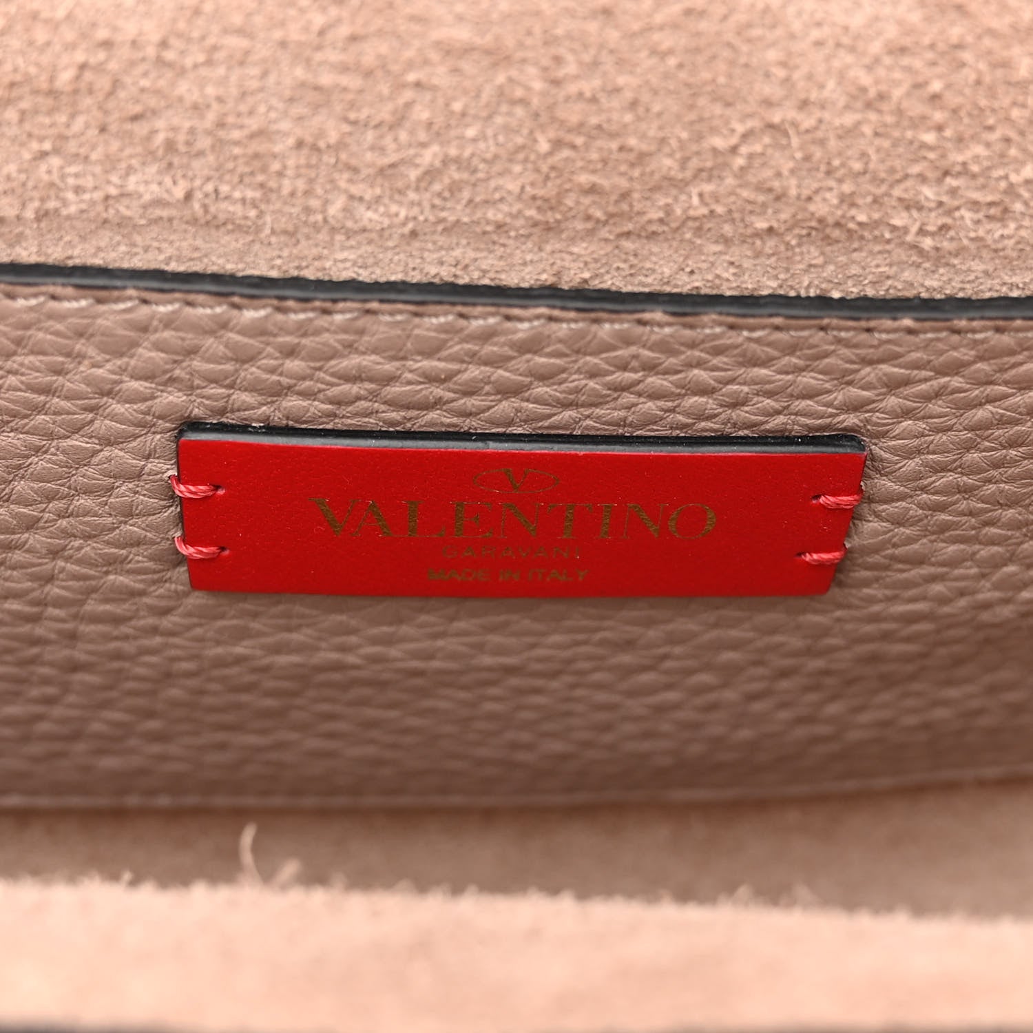 Valentino Garavani Pebbled Calfskin Rockstud Double Flap Crossbody Bag Poudre 7 of 11