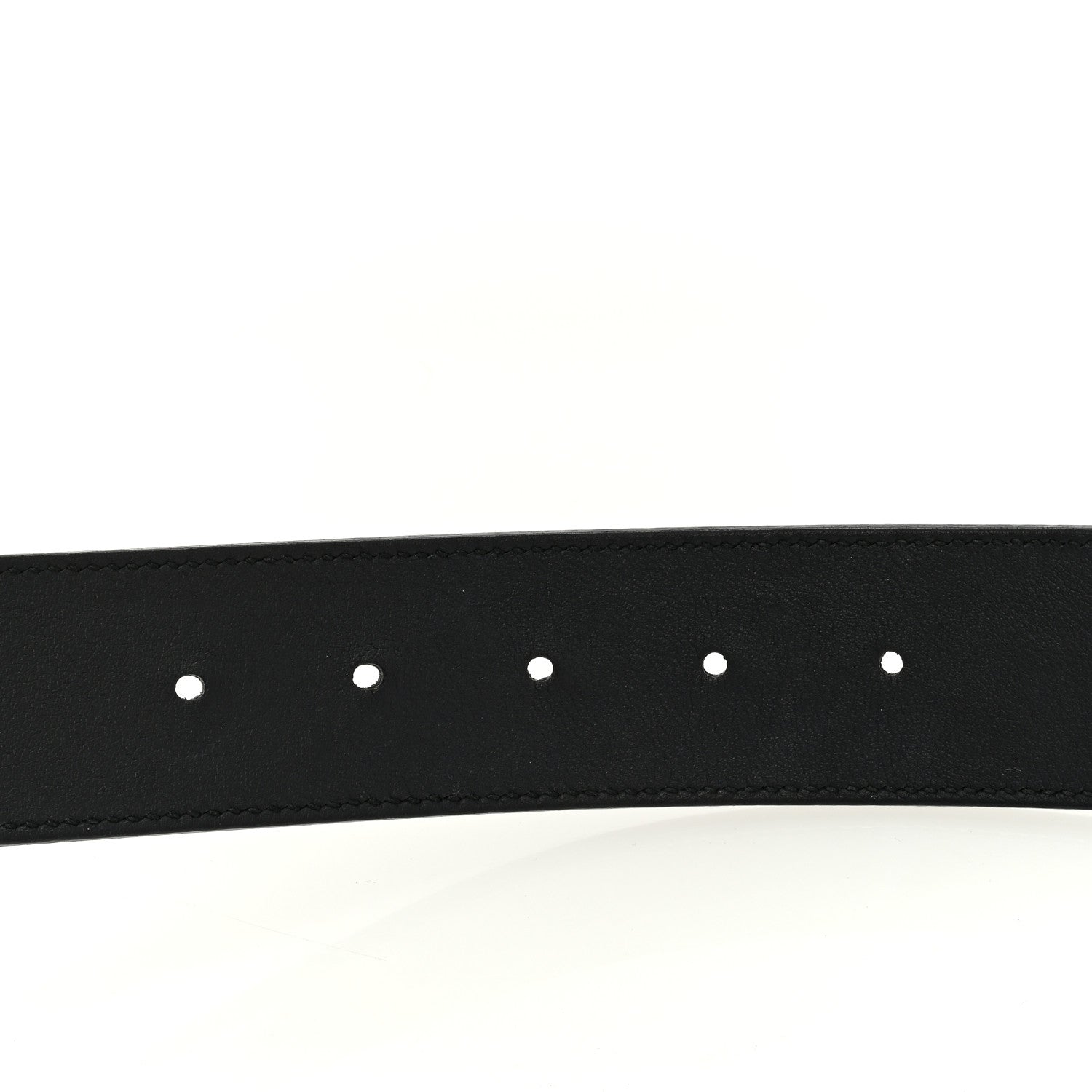 Gucci Textured Calfskin Double G 40mm Belt 90 36 Black 4 of 5