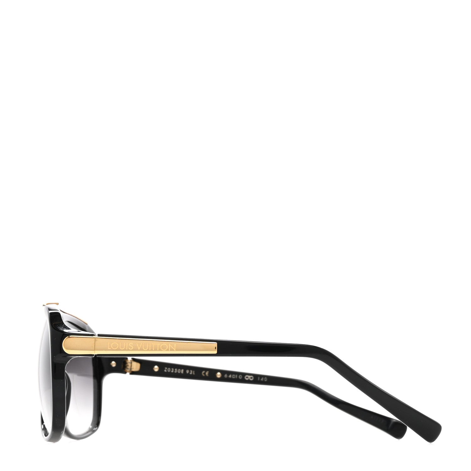 Louis Vuitton Acetate Evidence Sunglasses Z0350E Black 1566632