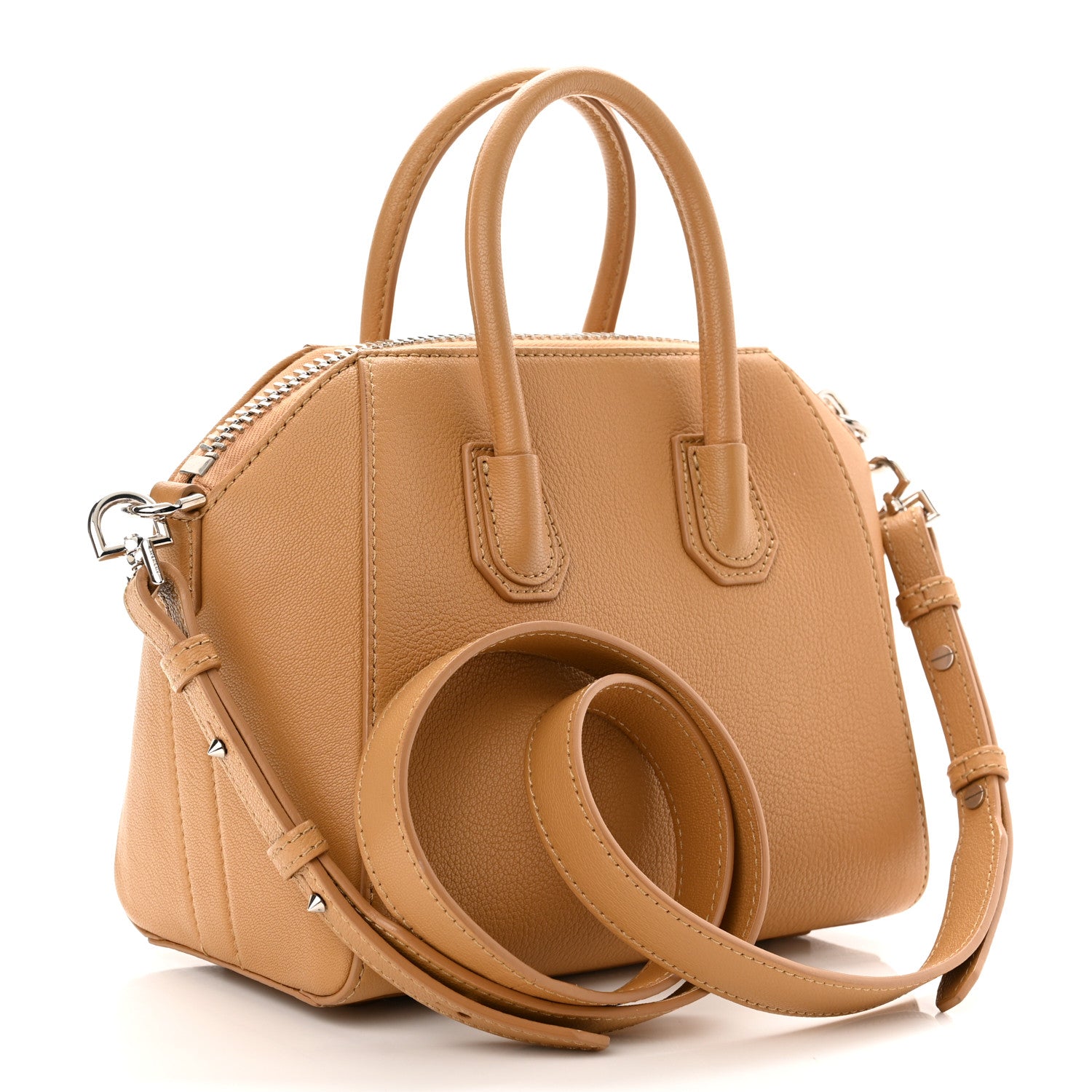 Givenchy Sugar Goatskin Mini Antigona Light Beige 2 of 9
