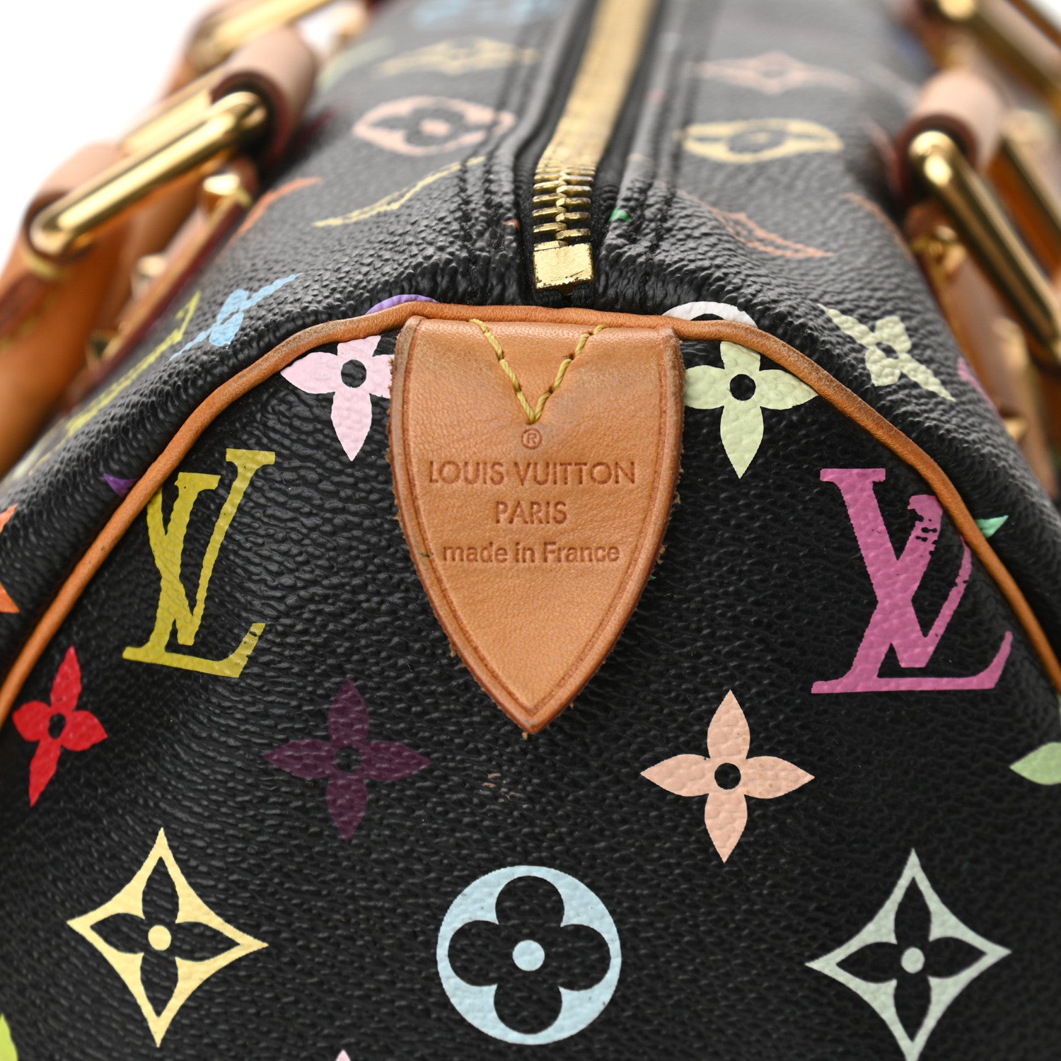 Louis Vuitton Monogram Multicolor Speedy 30 Black 6 of 11