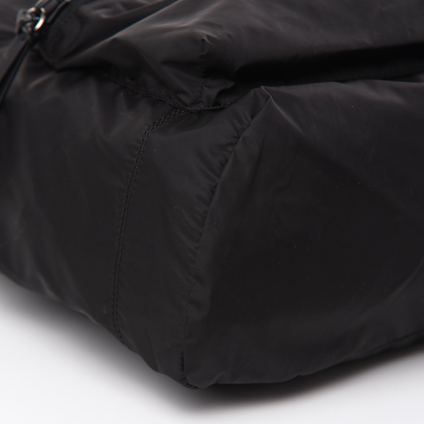 Nylon Logo Star Backpack Black