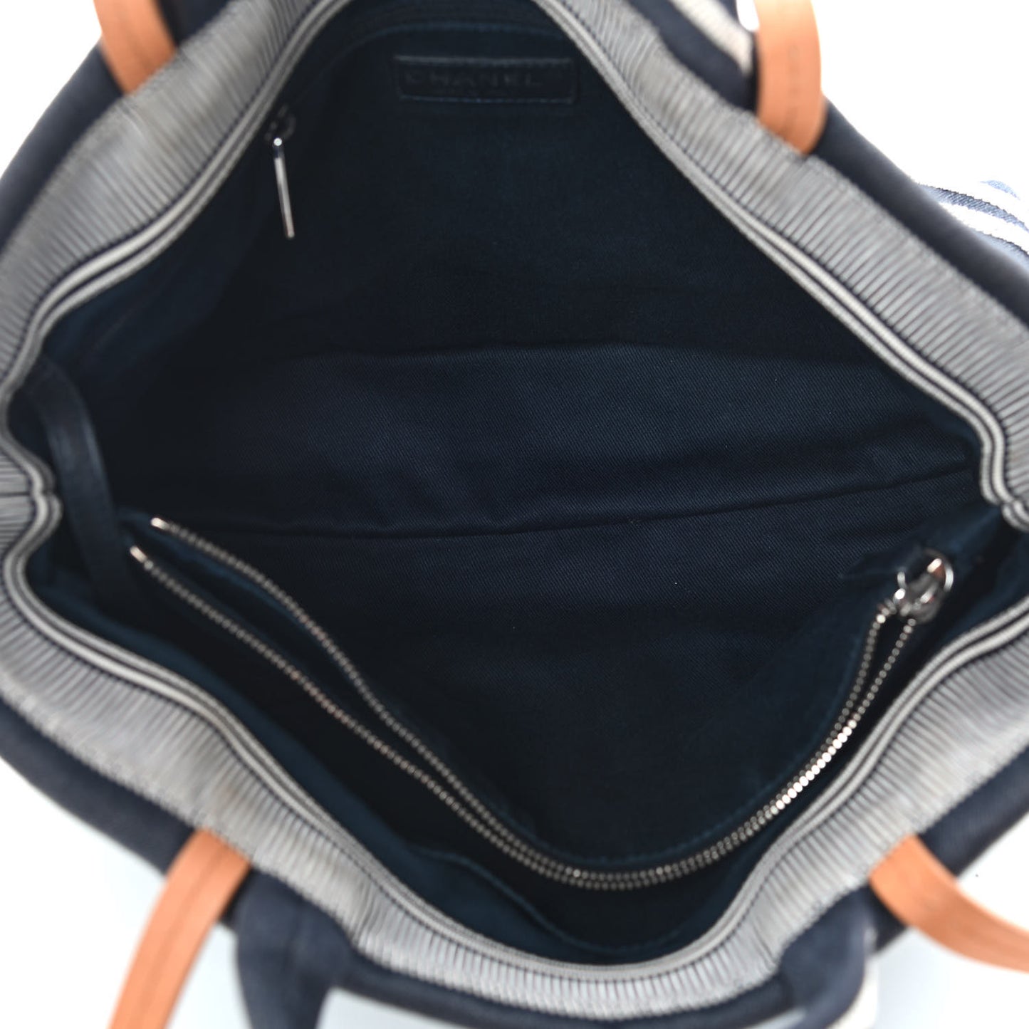 Denim Large Shopping Tote Blue