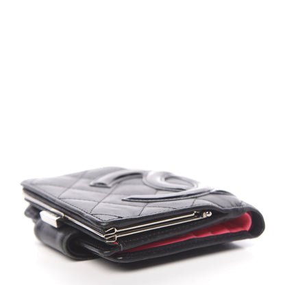 Chanel Calfskin Quilted Cambon Bi-Fold Wallet Black 4 of 10