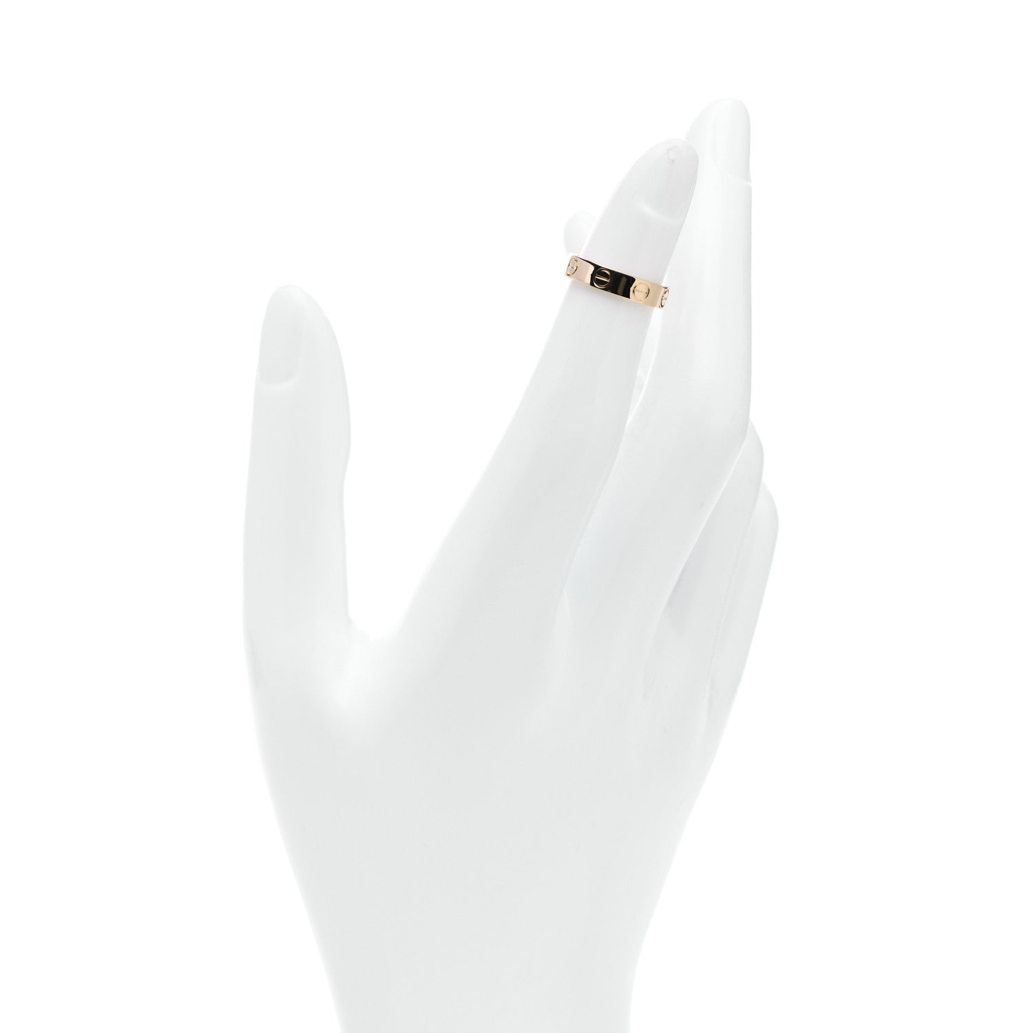 Cartier 18K Yellow Gold 3.5mm LOVE Wedding Band Ring 44 3 2 of 5