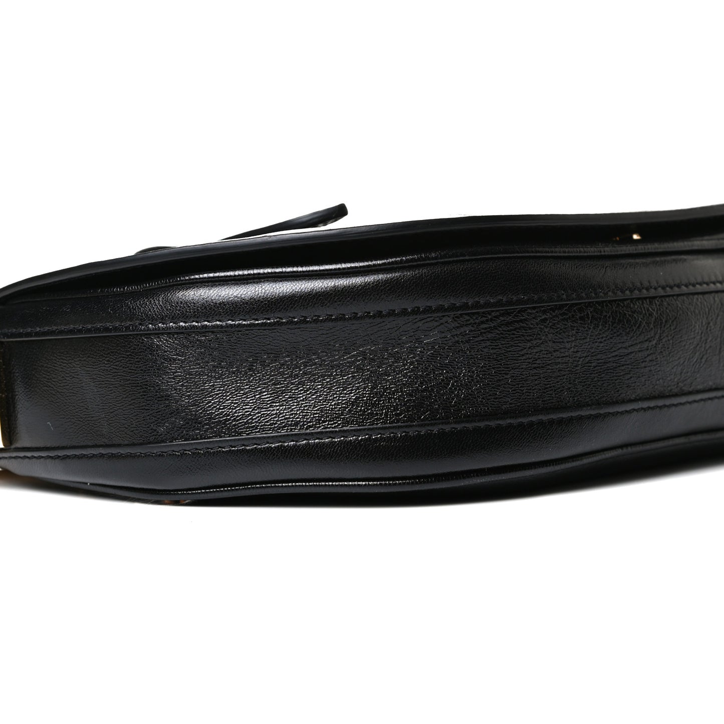 Lambskin Small Olympia Chain Shoulder Bag Black