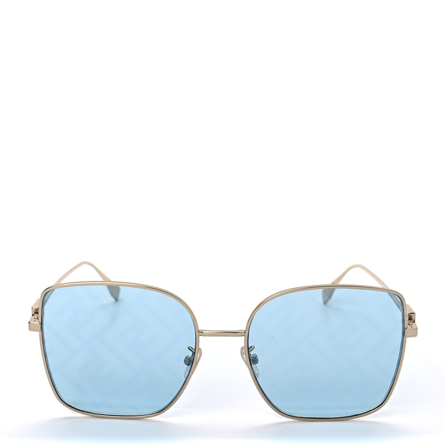 Fendi Metal Fendi Forever Sunglasses FE40013U Blue Gold 2 of 8
