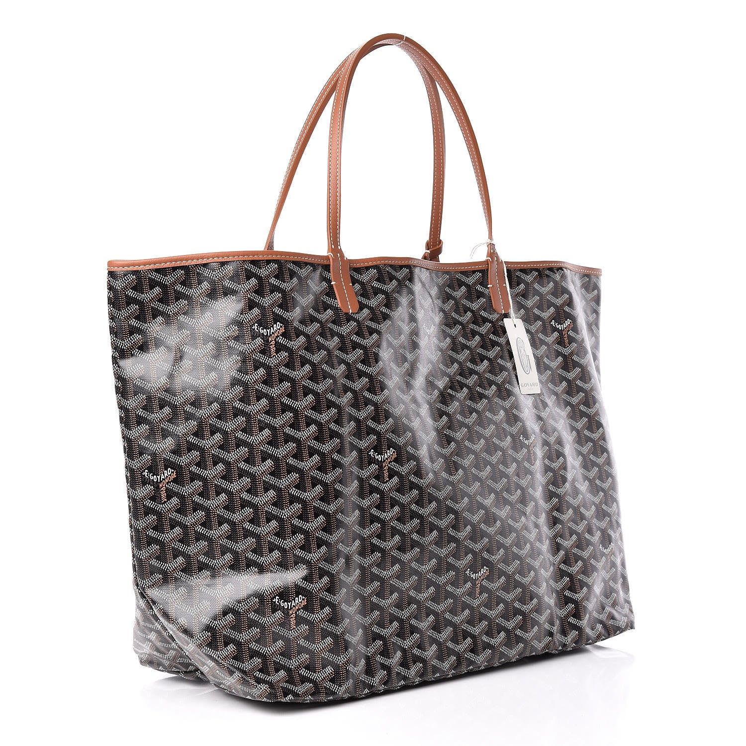 Goyard Goyardine Saint Louis GM Black Gold 4 of 10