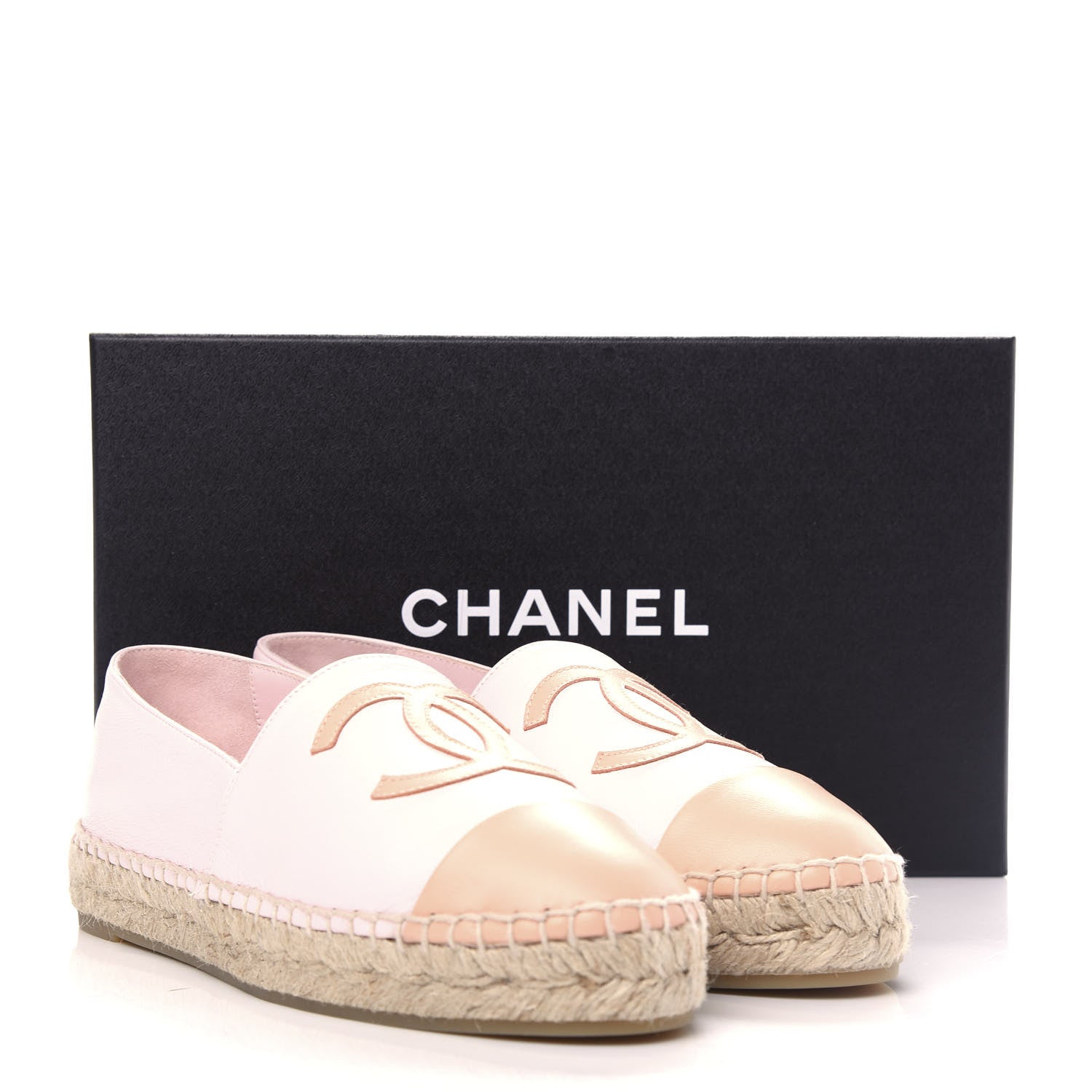 Chanel Lambskin CC Espadrilles 39 Light Pink 11 of 11