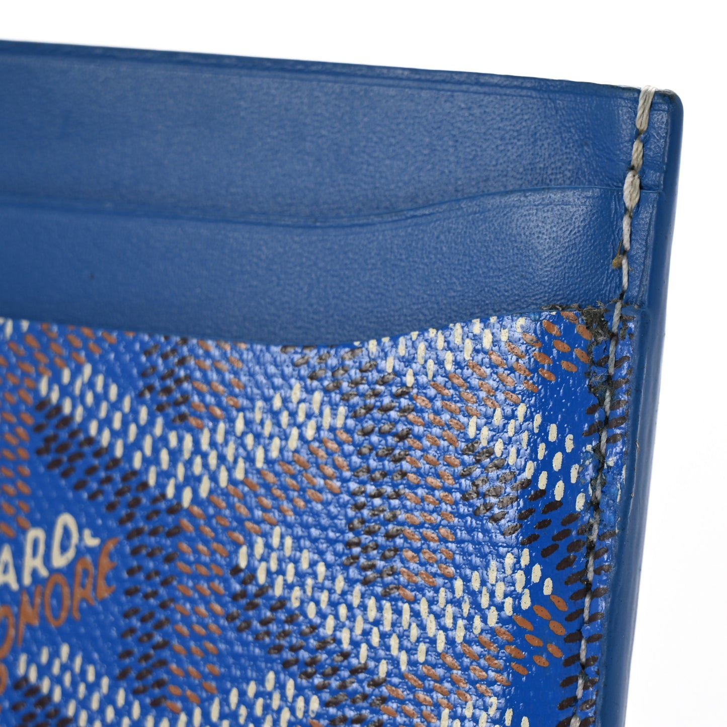 Goyardine Saint Sulpice Card Holder Sky Blue Sky Blue