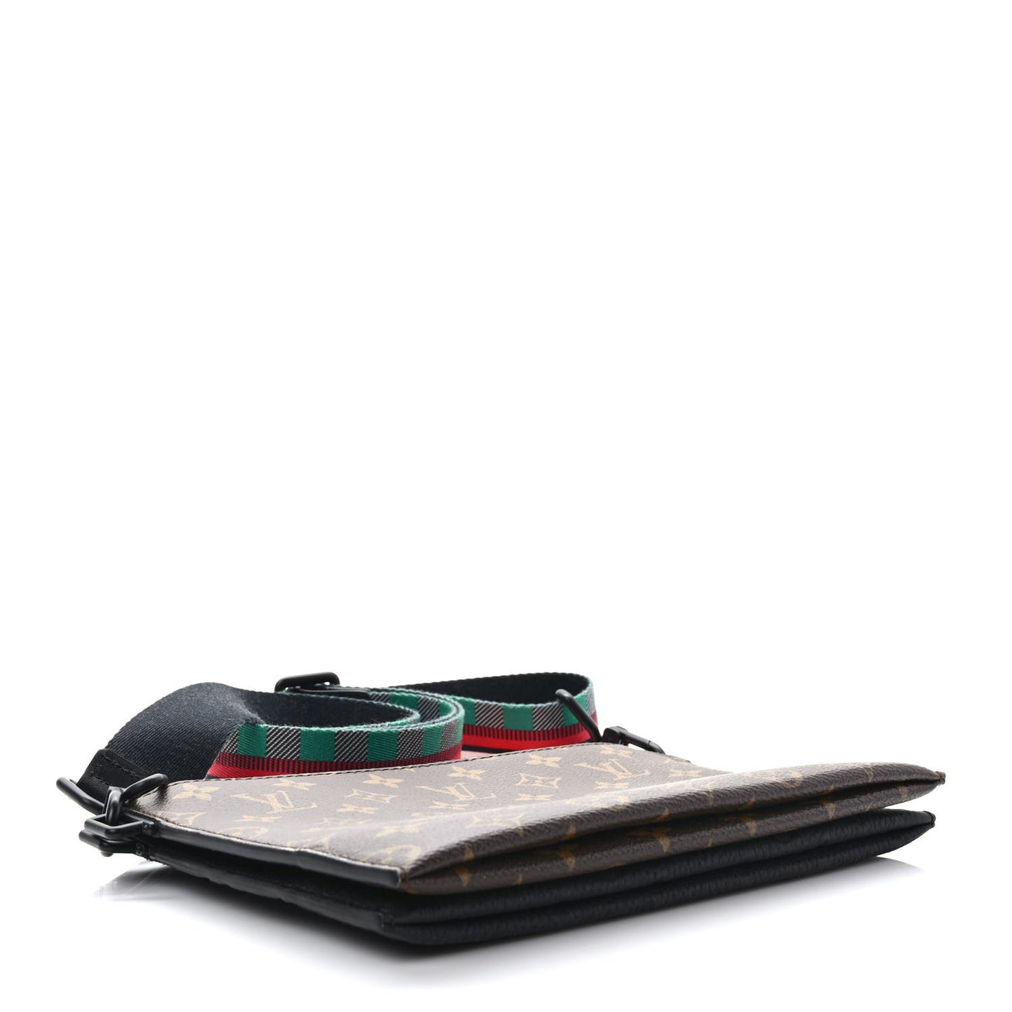 Taurillon Monogram Trio Messenger Black Multicolor