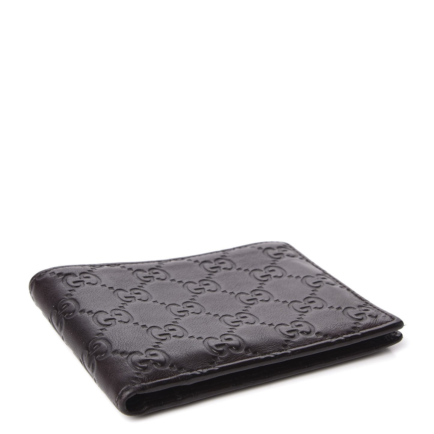 Guccissima Vitello Tender Bi-Fold Wallet Testa di Moro